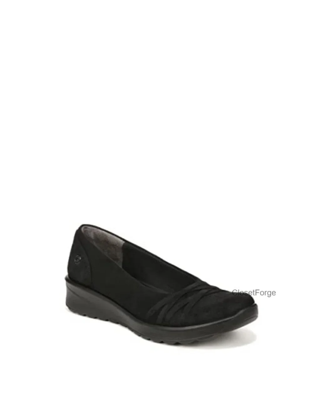 Bzees Women's Slip-On Loafers with Stretch Fabric Upper